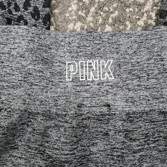 PINK victoria secret Grey women's size large leggings - Picture 6 of 7